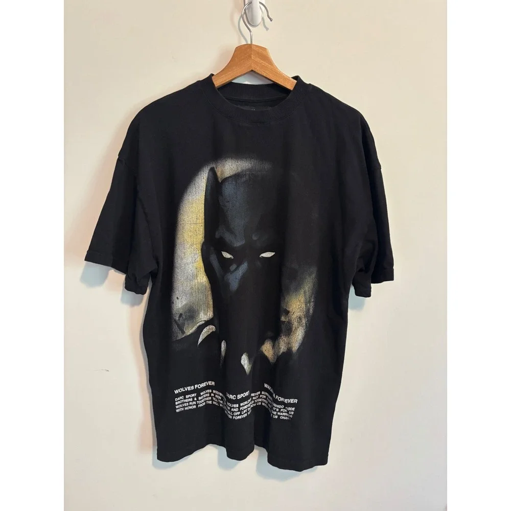 Darc Sport Marvel Hero Elite Black Panther Wakanda Forever Shirt  Mens M 398 - Picture 3 of 8
